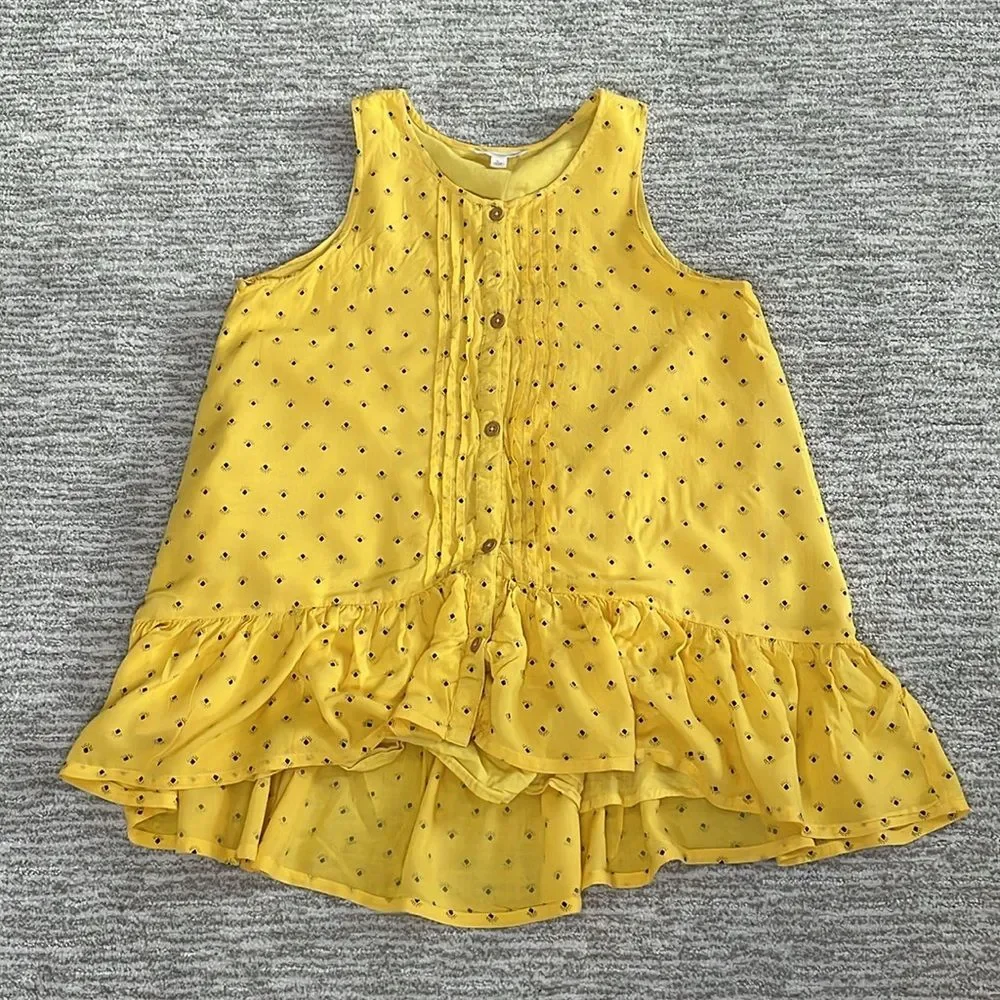 Tucker & Tate Bundle Girls Size XL Ruffle Tank Dress & Floral Flamingo Romper